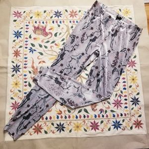 Simon's Velvet Floral Leggings